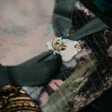 SINFONIA EUCALIPTO - Natural silk ribbon