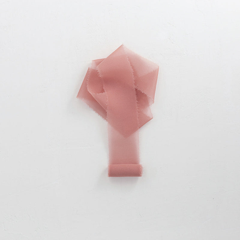Ribbon Fragments - Shaded Antique Pink