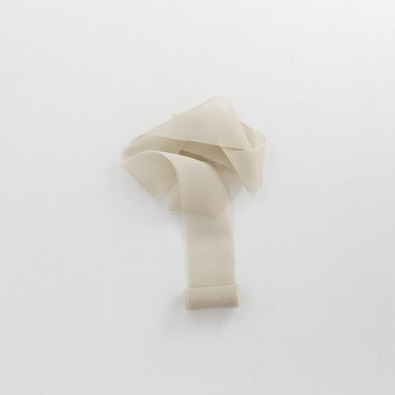 SINFONIA MANDORLA - Natural silk ribbon