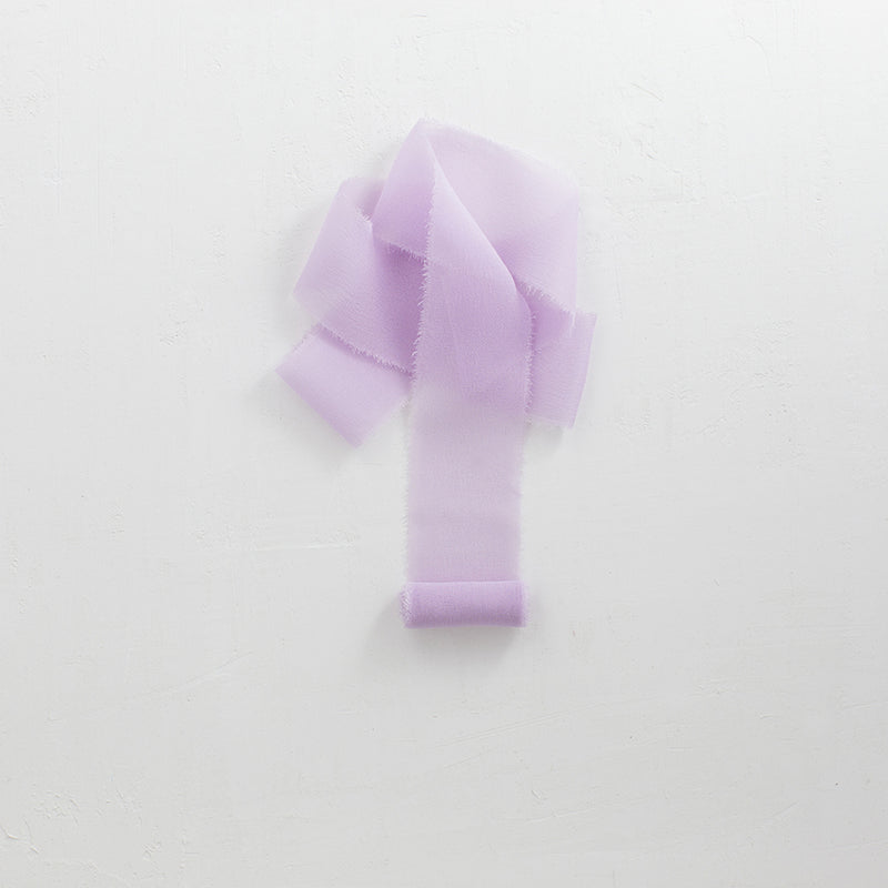 SFUMATO LILLA - Natural silk ribbon