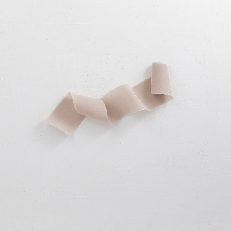 SINFONIA CAPPUCCINO - Natural silk ribbon