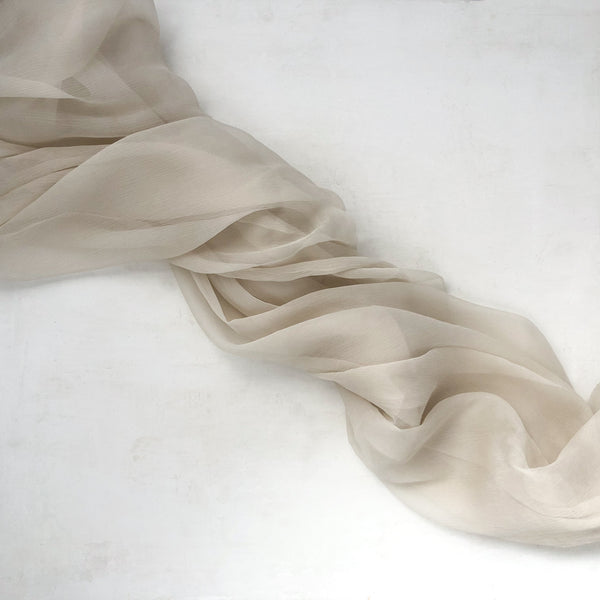 ZEFIRO GOLDEN CREAM - Natural silk runner